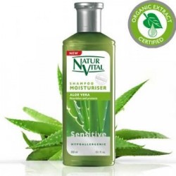 Интензивен хидратиращ шампоан за суха коса с алое вера – Natur Vital